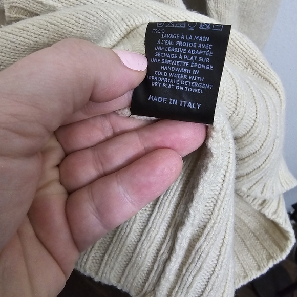 Isabel Marant Etoile Nuetral Beige Cream Knit Cardigan With Pockets Size 36 - Picture 3 of 5